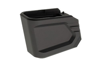 Picture of Tyrant CNC Magazine Extension Fits Glock 19/23 Gen 4/5 Black Aerospace Grade Aluminum TDG19MAGEXBLK