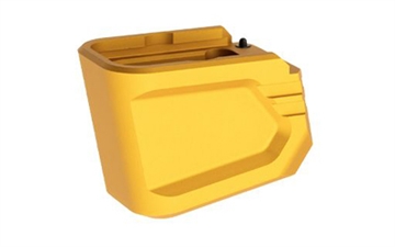 Picture of Tyrant CNC Magazine Extension Fits Glock 19/23 Gen 4/5 Gold Aerospace Grade Aluminum TDG19MAGEXGLD