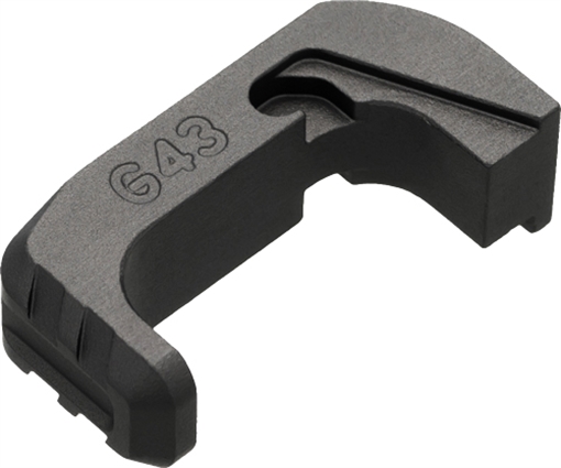 Picture of Tyrant CNC Crossover Extended Magazine Release Glock 43x/48 Black Aerospace Grade Aluminum TD43X48EBLK