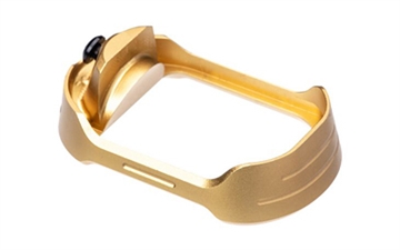 Picture of Tyrant CNC Magwell, Fits Glock 17 Gen 5, Anodized Finish, Gold  SCREW   TD-G17MW-G5-GOLD-BLACK