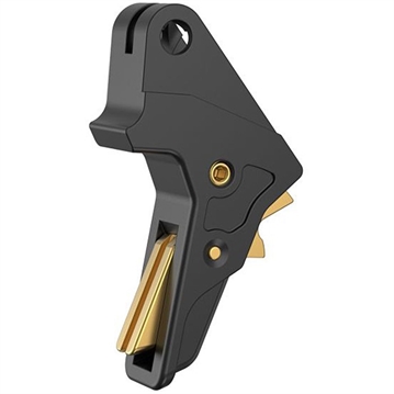 Picture of Tyrant Cnc CNC TRIGGER FOR SMITH & WESSON M&P 1.0/2.0 - BLACK/GOLD TD-MPTRIG-FSC-BLK/GOLD TDMPTRIGFSCBLK/GOLD