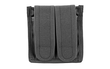 Picture of Uncle Mike's Universal Double Mag Case Black Kodra Nylon Belt Loop Belts 2.25" Wide 88291