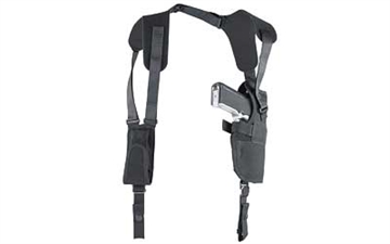 Picture of Uncle Mike's Pro-Pak Vertical Shoulder Shoulder Size 05 Black Nylon Harness Fits Large Semi-Auto Fits 4.50-5" Barrel Right Hand 75051