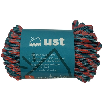 Picture of Ultimate Survival ParaTinder 550 Paracord w/Tinder Cord Orange/Blue - 30 ft 1146751