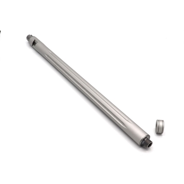 Picture of Kidd Innovative Design ULTRA LIGHTWEIGHT 16'' BULL FLUTED BBL 10/22 LR SILVER KIDD-22BRL-UL-S-TC