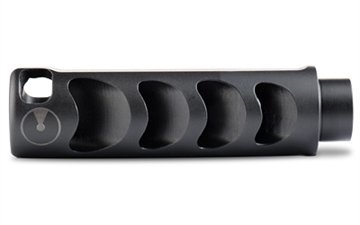 Picture of Ultradyne USA APOLLO Brake, 5.56MM/223REM, Fits AR-15s with 1/2X28 Threads, Black, 4.4 oz., 416 Stainless Steel, Includes Shrouded Timing Nut UD10680