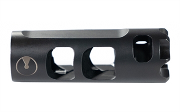 Picture of Ultradyne USA Vostok Compensator Muzzle Brake, AK, 7.62x39, M14x1 LH Thread, .750" Outside Diameter, 416 SS, Black Nitride Finish UD10870