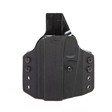 Picture of Uncle Mike's CCW Holster OWB Black Boltaron Belt Slide Fits Ruger SR/SR Compact Right Hand 54CCW41BGR
