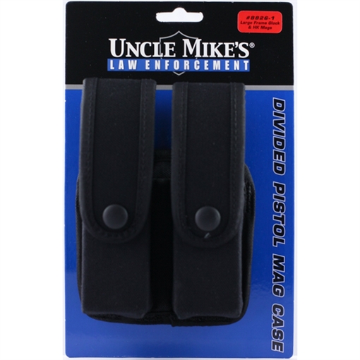 Picture of UNCLE MIKE'S DBL CLIP POUCH GLOCK 10 45 BLK W/SNAP MIC88261