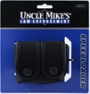 Picture of UNCLE MIKE'S DBL SPDLDR POUCH BLK SNAP W/RIGID INSERT MIC88311