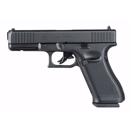 Picture of Umarex Glock 17, Semi-Automatic CO2 Air Pistol, 177 BB, 4.5" Barrel, 350 Feet Per Second, Matte Finish, Black, 20 Rounds 2255214