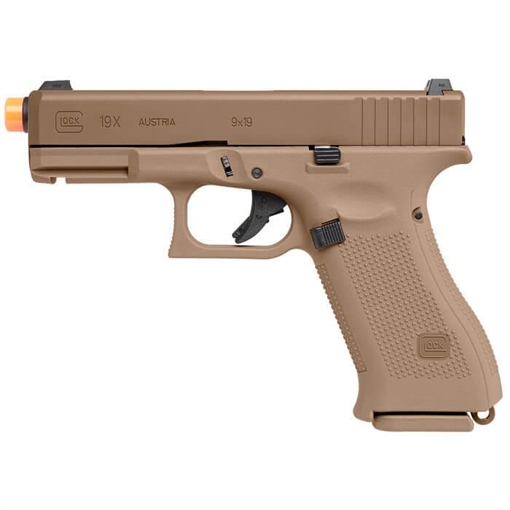 Picture of Umarex GLOCK? 19X Gen5 Blowback Airgun Pistol - Coyote Airsoft 6mm BB 2276328