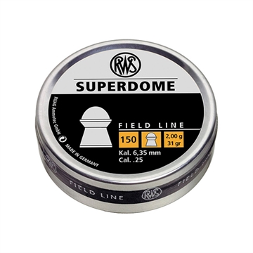 Picture of UMAREX PELLETS 25 SUPERDOME 31 GRAIN FIELD 150-PACK !! 2317380