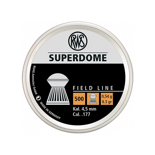 Picture of RWS PELLETS 177 SUPERDOME 8.3 GRAIN FIELD 300-PACK 2317403 2317406