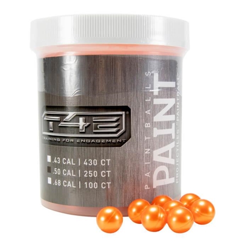 Picture of Umarex T4E Paintballs .50 Cal Ammo 250/Ct - Orange 2292155