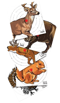 Picture of Umarex USA Paper Targets Animals, Hanging Heavy Paper, Air Rifle Multi-Color 100 2218076