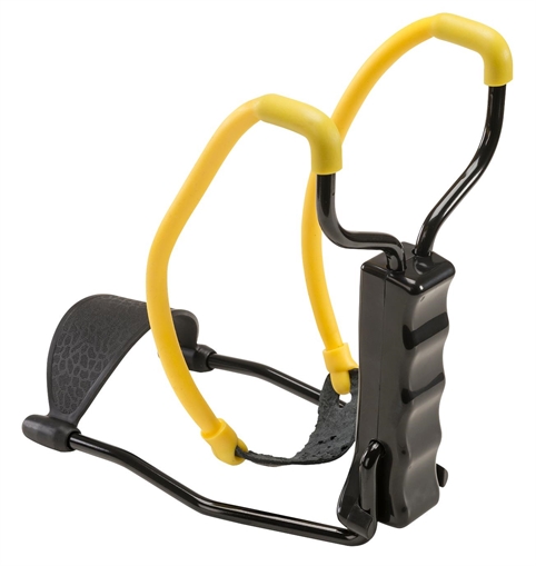 Picture of Umarex USA NXG ST11 Compact Slingshot Yellow Rubber Powerband Black Molded Handle 2219000