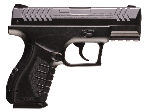 Picture of Umarex XBG BB Pistol, 4.25" Barrel, Black Finish, Synthetic Grips, CO2 Powered, 19Rd, 410 Feet Per Second 2254804
