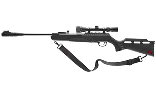 Picture of Umarex Targis Hunter Max Air Rifle, Break Barrel, .22 Pellet, 800 Feet Per Second, Matte Finish, Black, Included 3-9X32 Scope, Nucleus Rail, Single Shot, Silencair Non-Removable Suppressor 2244241 723364442414