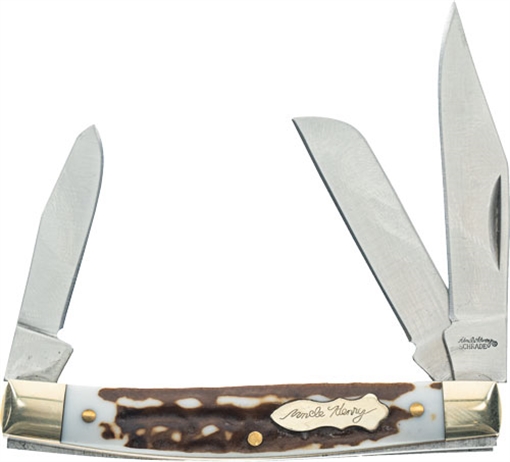 Picture of UNCLE HENRY KNIFE NEXT GEN STAGLON JR FOLDING 3-BLADE 1136001