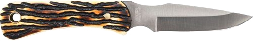 Picture of Schrade Uncle Henry 301UH Fixed Knife 3-1/8" Drop Point Blade Brown with Leather Sheath 1100092