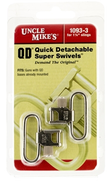 Picture of Uncle Mike's Super Swivel Quick Detach Tri-Lock 1.25" Loop Nickel Finish 10933