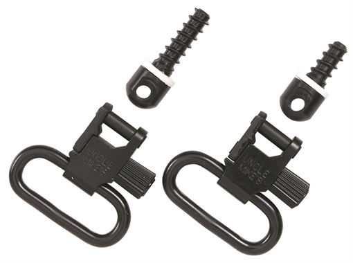 Picture of Uncle Mike's Super Swivel Quick Detach 115 RGS Tri-Lock Blued 1.25" Loop for Rifles w/Wood Forend 13113
