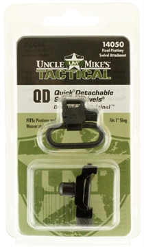 Picture of Uncle Mike's Super Swivel Quick Detach w/Fixed Picatinny Swivel Attachment Blued 1" Loop 14050