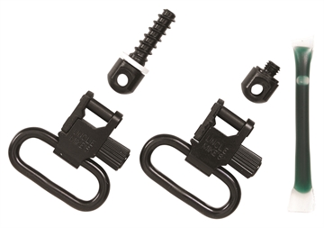 Picture of Uncle Mike's Fore End Band Swivel Set Quick Detach 115 LRB Blued 1" Loop for Tube Magazine Leaver Action Rifles/ Carbines/ Mossberg 500 Shotguns 15312