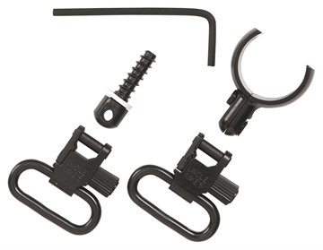 Picture of Uncle Mike's Magnum Band Swivel Set Blued Steel, 1" Loop Size, Quick Detach 115 SG-4 Style for Some 20 Gauge Shotguns 15972