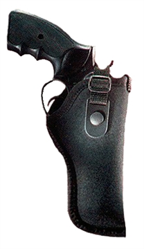 Picture of Uncle Mike's GunMate Hip Holster OWB Size 00 Black Tri-Laminate Belt Loop Fits Small Frame Revolver Fits 2.50" Barrel Right Hand C 21000