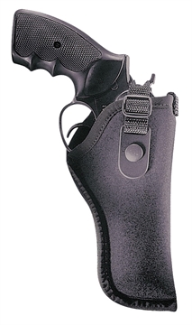 Picture of Uncle Mike's GunMate Hip Holster OWB Size 20 Black Tri-Laminate Belt Loop Fits Small Frame Revolver Fits 2.50" Barrel Right Hand C 21020