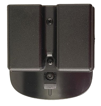 Picture of Uncle Mike's Kydex Double Mag Case Double Black Kydex Paddle Belts 1.75" Wide 51362