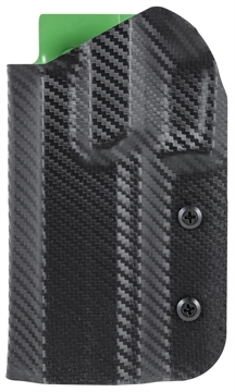 Picture of Uncle Mike's Range/Competition Holster OWB Black/Green Boltaron Belt Slide Fits Sig X5 Left Hand 54RNC74BGL