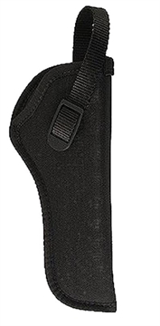 Picture of Uncle Mike's Sidekick Hip Holster OWB Size 03 Black Cordura Belt Loop Fits Med/Large DA Revolver Fits 5-6.50" Barrel Right Hand 81031