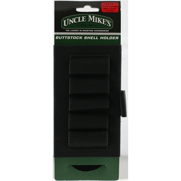 Picture of Uncle Mike's Uncle Mike's, Buttstock Shell Holder, For Shotgun, 5Rd, Black 0436999 88491