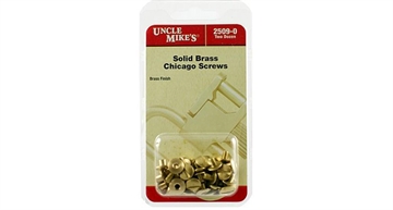 Picture of Uncle Mike's Chicago Screw Brass 24 Per Pack 25090