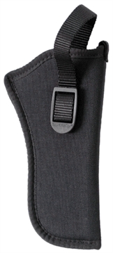 Picture of Uncle Mike's Sidekick Hip Holster OWB Size 07 Black Cordura Belt Loop Fits SA Revolver Fits 3.50-5" Barrel Right Hand 81071