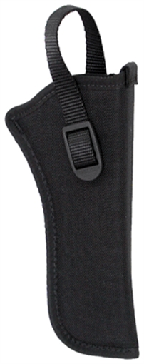 Picture of Uncle Mike's Sidekick Hip Holster OWB Size 08 Black Cordura Belt Loop Fits SA Revolver Fits 5.50-6" Barrel Right Hand 81081