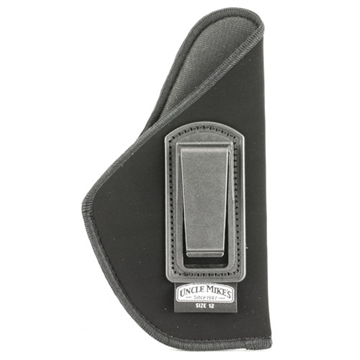 Picture of Uncle Mike's Inside The Pants Holster IWB, Size 12, Black Laminate, Belt Clip Compatible w/Glock 33/26/27, Right Hand 89121