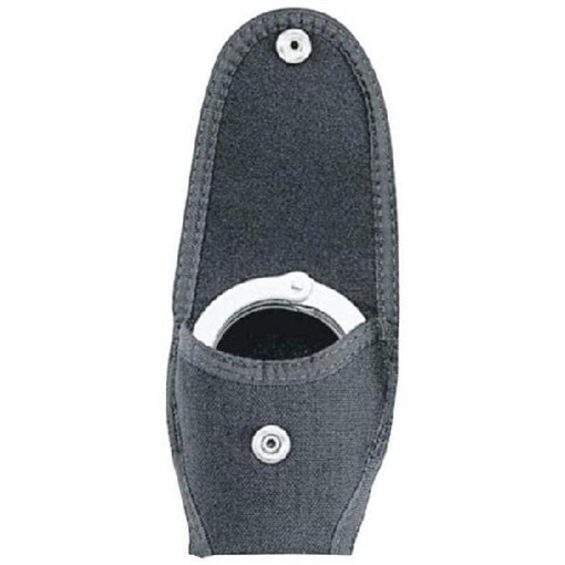 Picture of Uncle Mike's Duty Cuff Case Single Style made of Nylon with Black Finish & Flap for 2.25" Belt Sizes 88781