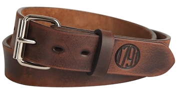 Picture of Uncle Mikes-leather(1791) Gun Belt Dark Brown Leather 28/32 1.50" Wide Buckle Closure BLTUM28/32DBR