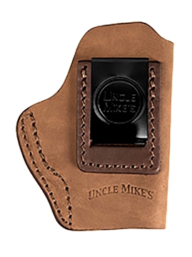 Picture of Uncle Mikes-leather(1791) Inside the Waistband IWB Size 01 Brown Leather Belt Clip Fits Walther PPK UMIWB1BRWA