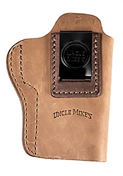 Picture of Uncle Mikes-leather(1791) Inside the Waistband IWB Size 05 Brown Leather Belt Clip Fits Sig P320 Right Hand UMIWB5BRWA
