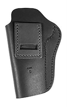 Picture of Uncle Mikes-leather(1791) Inside the Waistband IWB Size 06 Matte Black Leather Belt Clip Fits 1911 5" Right Hand UMIWB6MBLA