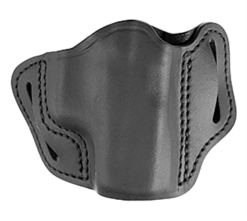Picture of Uncle Mikes-leather(1791) Outside The Waistband OWB Size 01 Matte Black Leather Belt Slide Fits Springfield Hellcat Right Hand UMOWB1MBLR