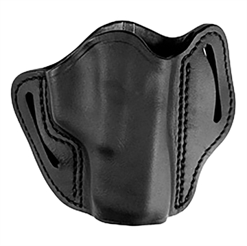 Picture of Uncle Mikes-leather(1791) Outside The Waistband Holster OWB Size 02 Matte Black Leather Belt Slide Fits Glock 17/19 Right Hand UMOWB2MBLR