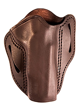Picture of Uncle Mikes-leather(1791) Outside The Waistband Holster OWB Size 03 Brown Leather Belt Slide Fits 1911 5" Right Hand UMOWB3BRWR