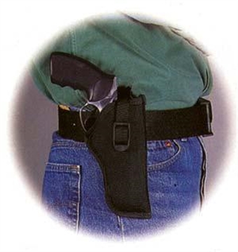 Picture of Uncle Mike's Sidekick Hip Holster for Small autos (.22 -.25 cal.) in Black Left Hand 81102