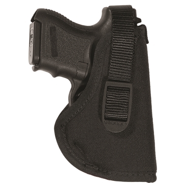 Picture of Uncle Mike's Sidekick Hip Holster OWB, Size 12, Black Nylon, Compatible w/Glock 26/27, Belt Clip Mount, Right Hand 81121